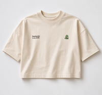 Running Late Club cropped Tee