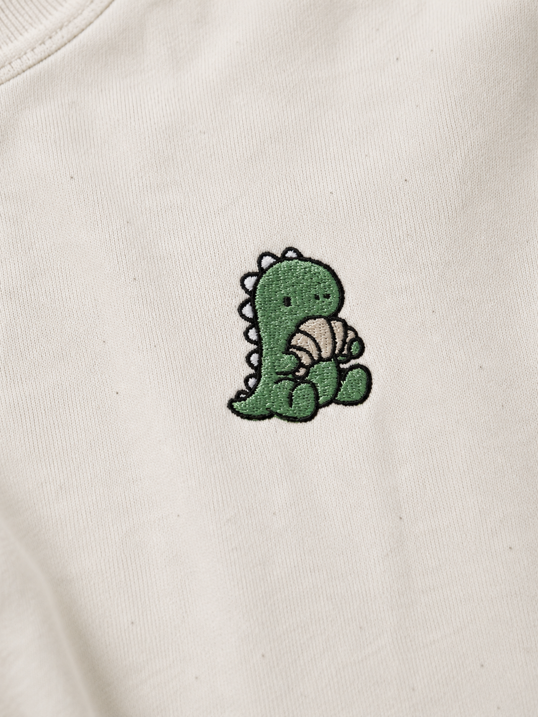 Little Dino Tee — Beige