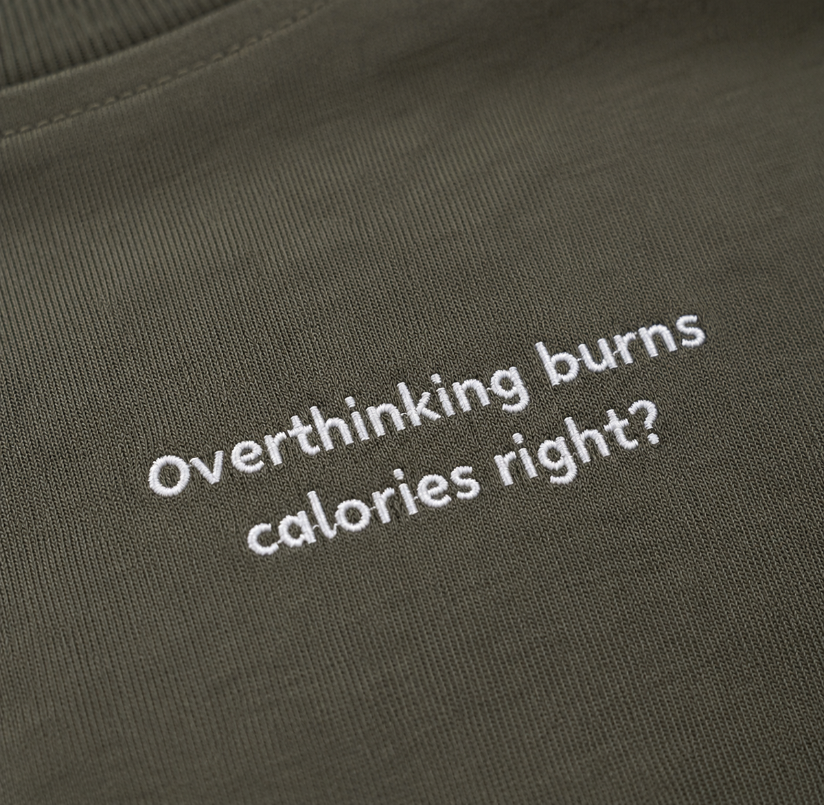 Overthinking Tee — Olive