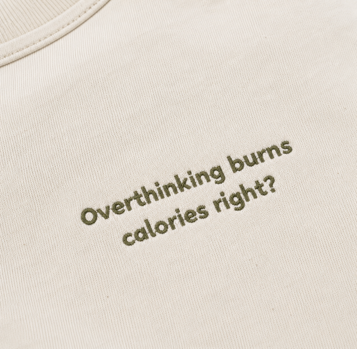 Overthinking Tee — Beige