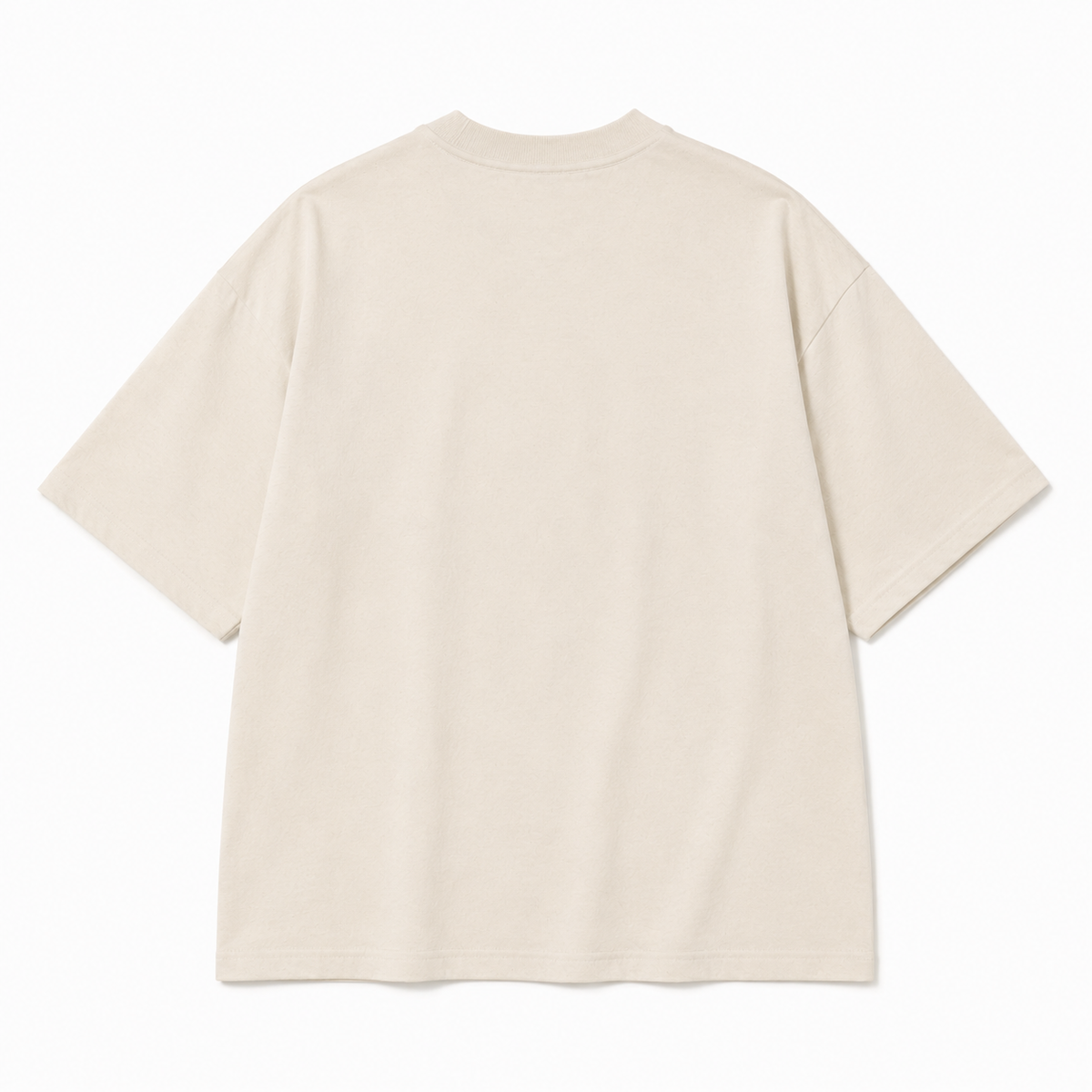 Running late oversized tee - Beige