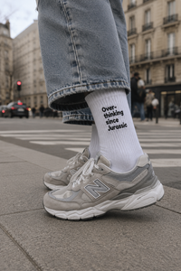 Overthinking Since Jurassic Socks