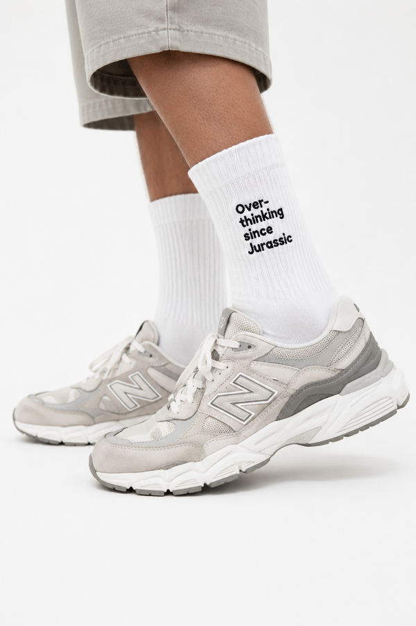 Overthinking Since Jurassic Socks