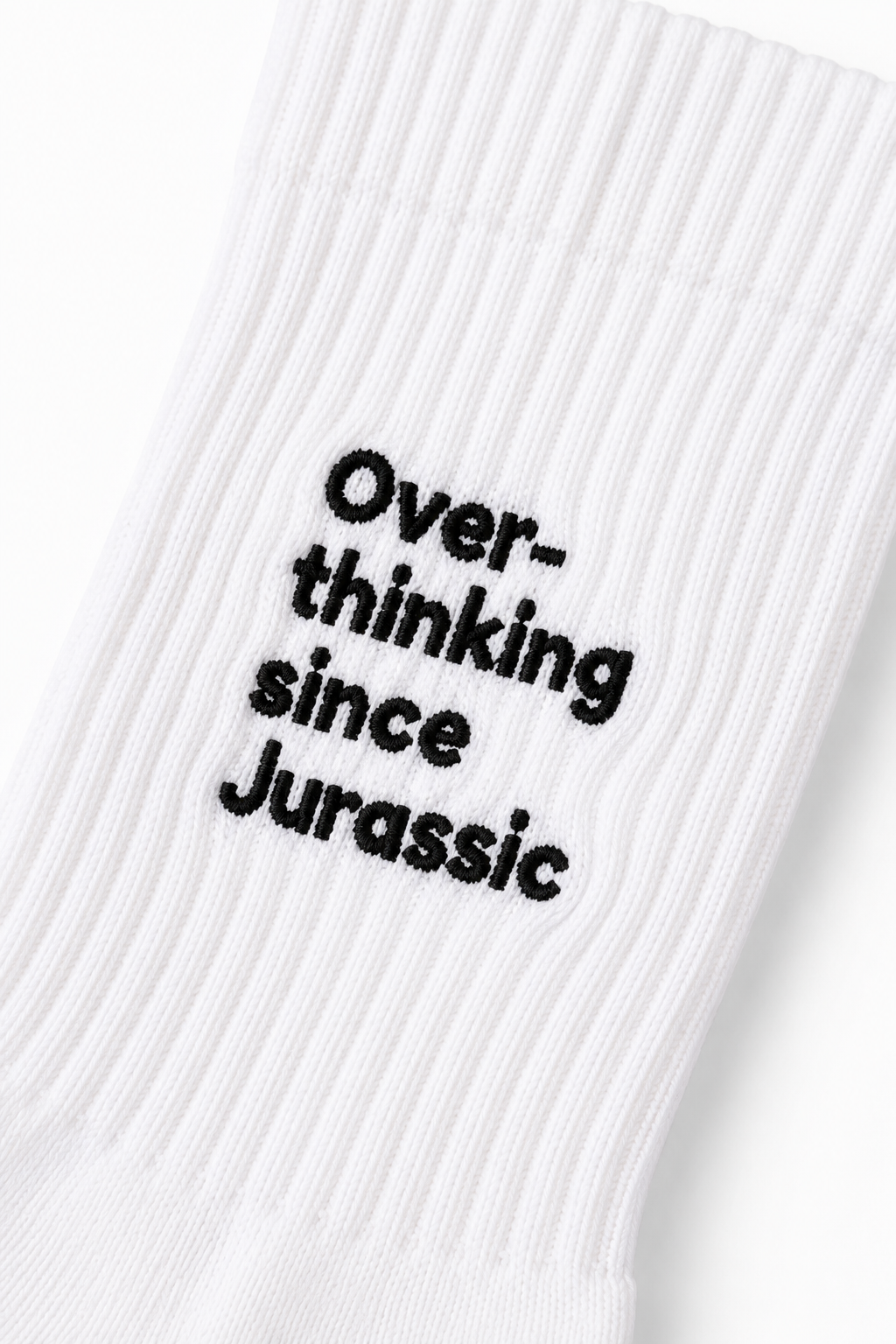 Overthinking Since Jurassic Socks