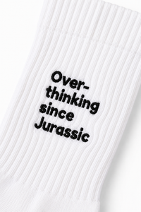 Overthinking Since Jurassic Socks