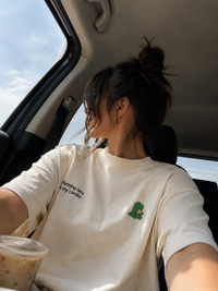 Running Late Club cropped Tee