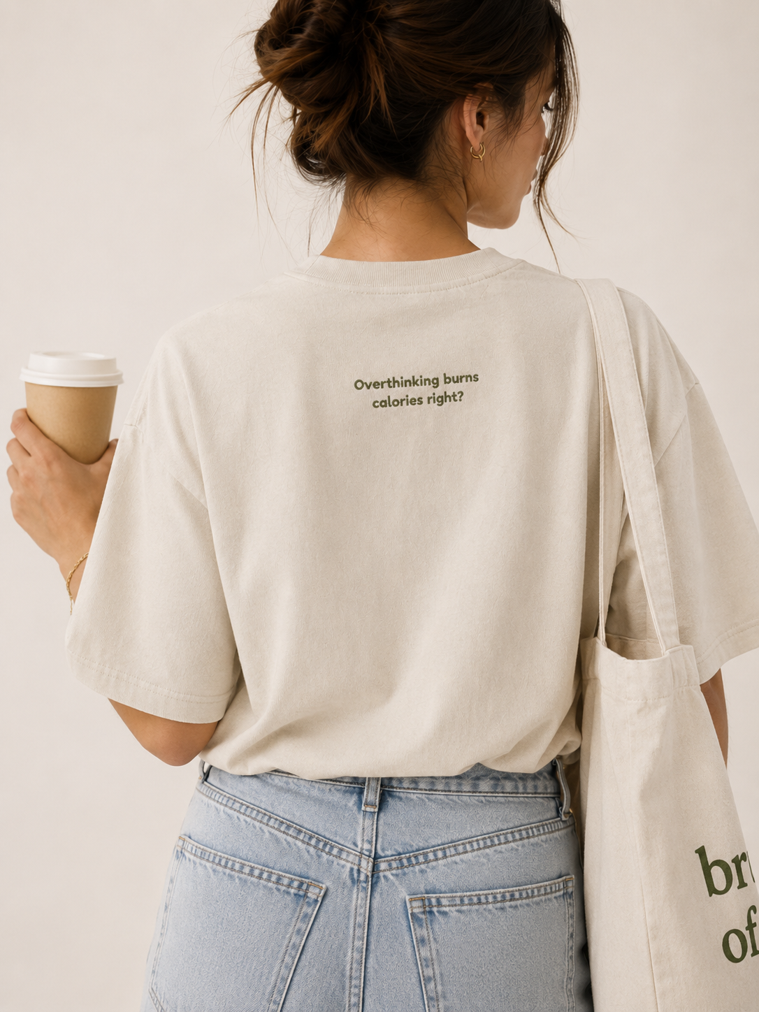 Overthinking Tee — Beige