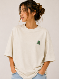 Little Dino Tee — Beige
