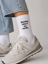 Running late & Dino Embroidered Socks Bundle