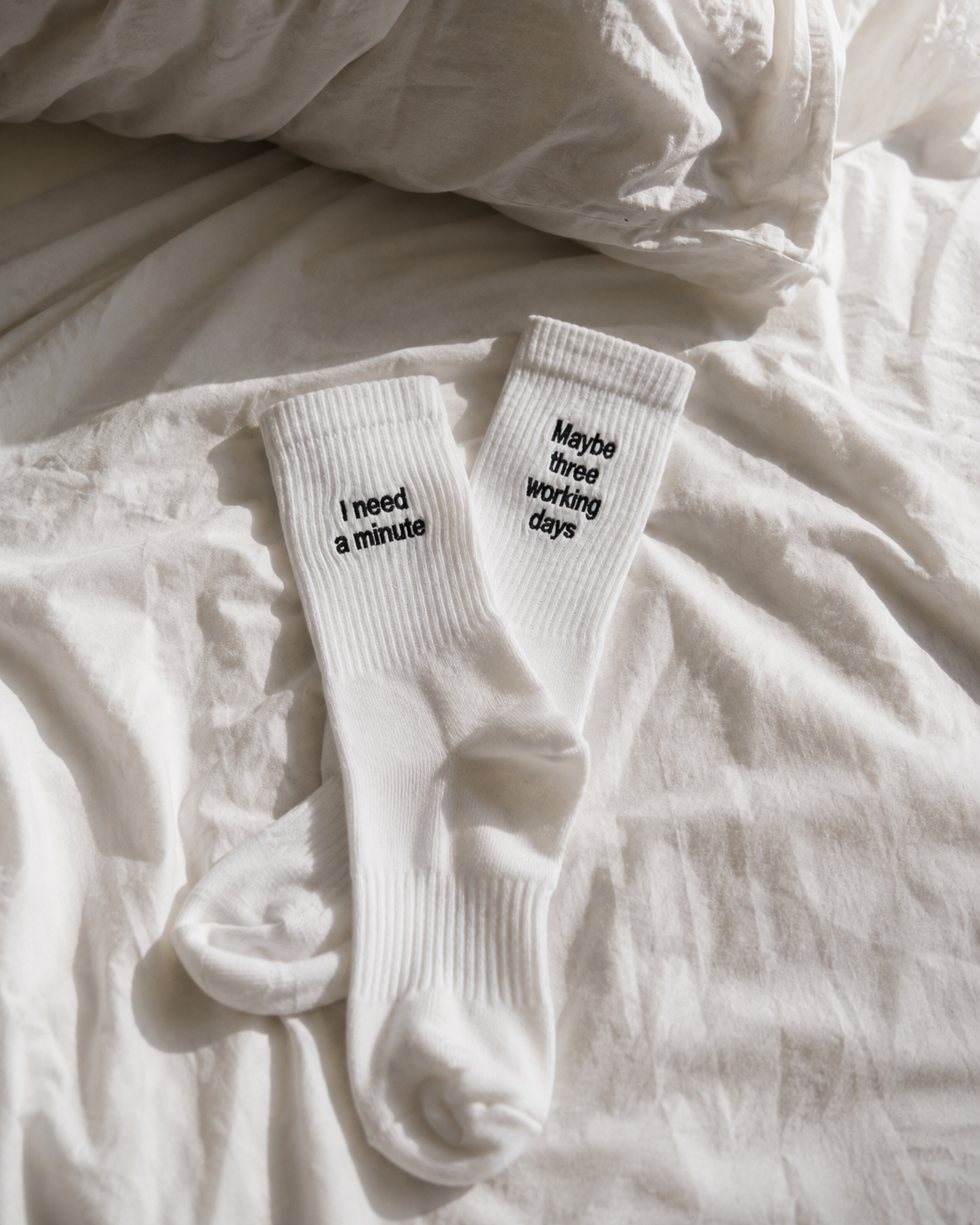 I need a minute Socks