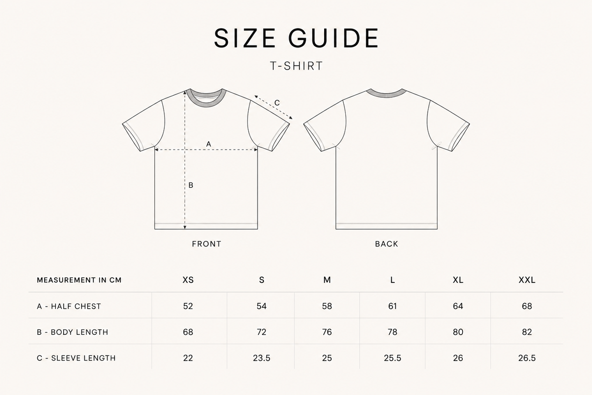 I need a minute beige oversize tee