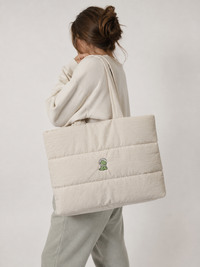 Little dino puffy bag