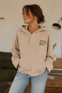 Avoiding people hoodie