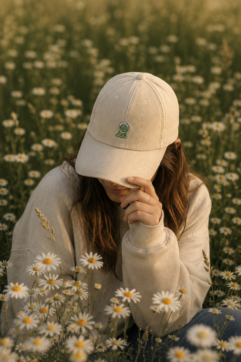 Corduroy Dinosaur cap
