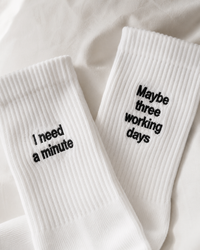 I need a minute Socks